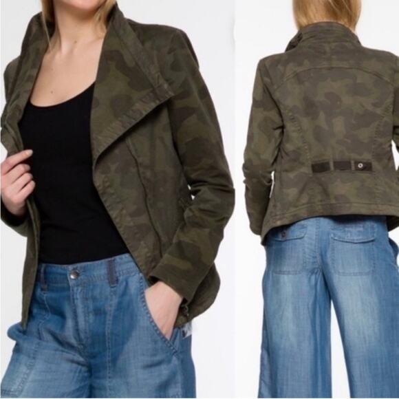 Anthropologie Marrakech Jackets & Blazers - ANTHROPOLOGY MARRAKECH Camo Faravel Moto Utility Short Jacket Size Small